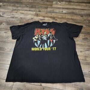 Kiss World Tour shirt Size 2X NOT vintage 2333